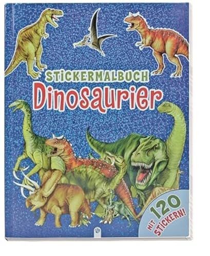 Beispielbild fr Stickermalbuch Dinosaurier zum Verkauf von medimops