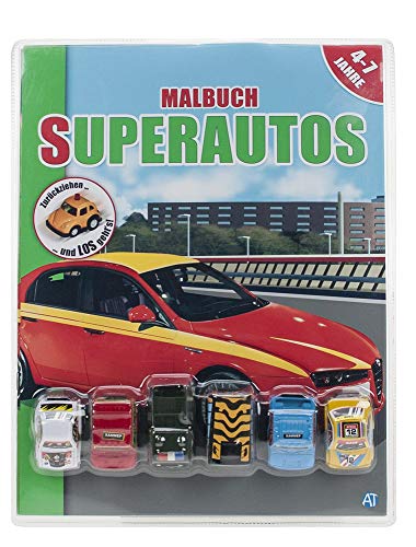 9783957741660: Malbuch mit Fahrzeuge (Super Autos)