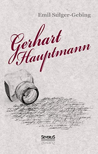Stock image for Gerhart Hauptmann for sale by Better World Books
