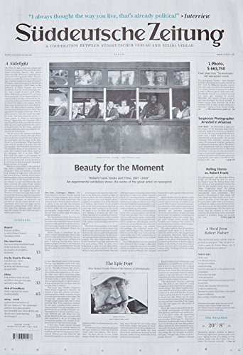 Stock image for Robert Frank. Beauty for the Moment. A Cooperation between Sddeutscher Verlag and Steidl Verlag. for sale by Antiquariat Willi Braunert