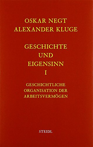 Imagen de archivo de Negt, O: Bd. 6.1 / Geschichte und Eigensinn 1 a la venta por Blackwell's