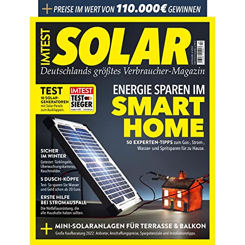 Beispielbild fr IMTEST Solar - Deutschlands grtes Verbraucher-Magazin No. 04/2022 zum Verkauf von Blackwell's