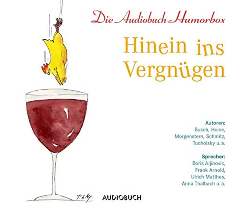 Stock image for Hinein ins Vergngen - Die Audiobuch-Humorbox (3 Audio-CDs mit 207 Min.) for sale by medimops