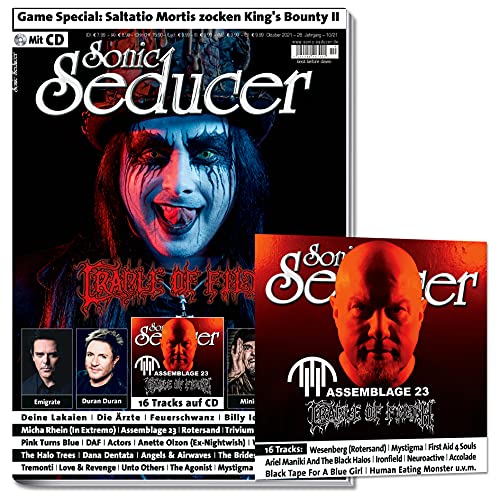 Beispielbild fr Sonic Seducer 10/2021 + Cradle Of Filth + Emigrate + Duran Duran + Winter + Assemblage 23 + DAF + Ministry + Billy Idol + Loreena McKennitt + Saltatio . + Saltatio Mortis + Die rzte + 16 Track CD zum Verkauf von medimops