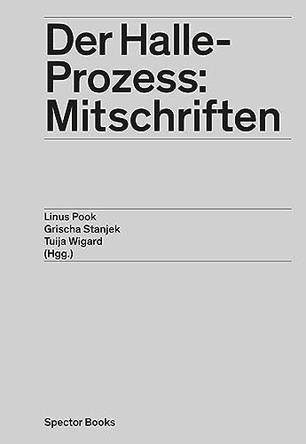 9783959055017: Der Halle-Prozess: Mitschriften