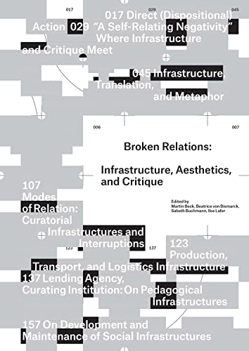 Stock image for Broken Relations. Infrastructure, Aesthetics, and Critique for sale by GreatBookPrices