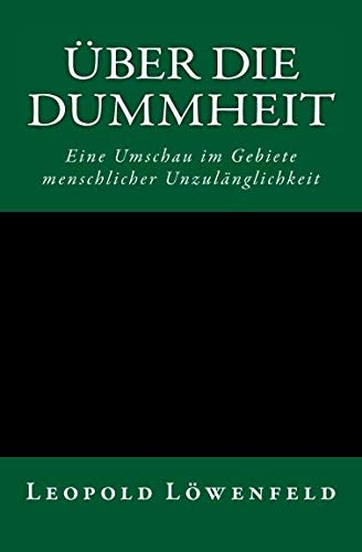 Stock image for ber die Dummheit (German Edition) for sale by Lucky's Textbooks