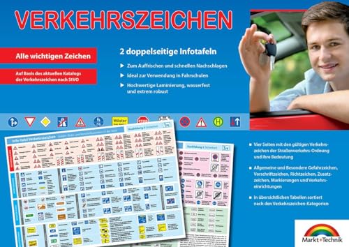 Beispielbild fr Verkehrszeichen - Aktuelle bersicht der wichtigsten Verkehrszeichen, Gefahrenzeichen etc. im Straenverkehr - ideal zur theoretischen Fhrerscheinprfung zum Verkauf von medimops