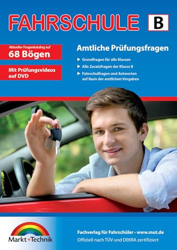 Stock image for Fhrerschein Fragebogen Klasse B - Auto Theorieprfung original amtlicher Fragenkatalog auf 68 Bgen for sale by medimops