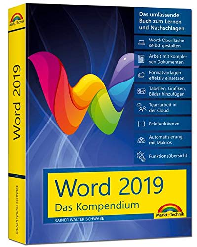 Beispielbild fr Word 2019 - Das umfassende Kompendium fr Einsteiger und Fortgeschrittene. Komplett in Farbe zum Verkauf von medimops