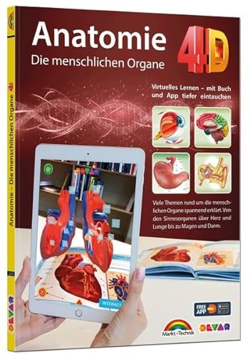 9783959822558: Anatomie 4D - die menschlichen Organe mit APP zum virtuellen Rundgang