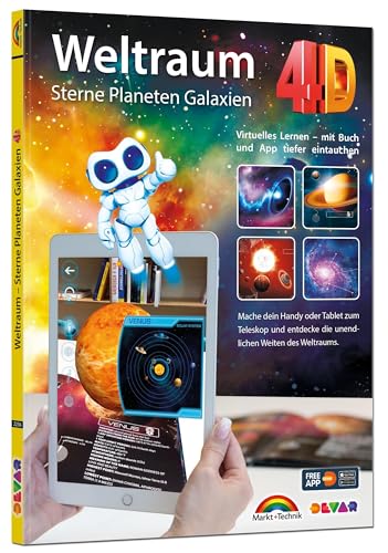 Stock image for Weltraum 4D - Sterne, Planeten, Galaxien mit APP virtuell durch den Weltall for sale by medimops