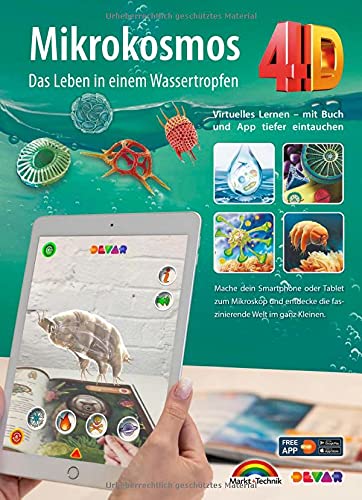 Stock image for Mikrokosmos 4D - Bakterien - Natur - Das Leben in einem Wassertropfen mit APP entdecke die Welt im ganz Kleinen for sale by medimops
