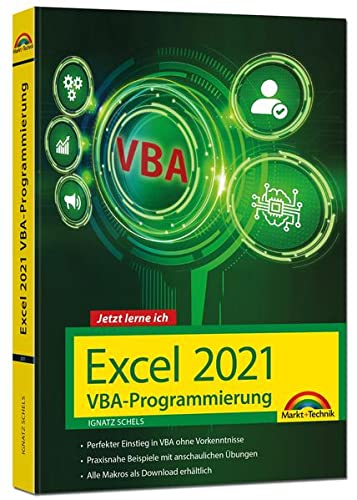 Imagen de archivo de Excel 2021 VBA-Programmierung Makro-Programmierung fr Microsoft Excel 2021, 2019, 2016, 2013 und Microsoft Excel 365 a la venta por GreatBookPrices