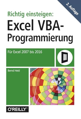 9783960090038: Richtig einsteigen: Excel-VBA-Programmierung: Fr Microsoft Excel 2007 bis 2016