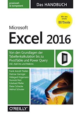 Beispielbild fr Microsoft Excel 2016 - Das Handbuch zum Verkauf von Blackwell's