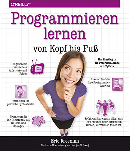 Stock image for Programmieren lernen von Kopf bis Fu: Ihr Einstieg in die Programmierung mit Python for sale by medimops