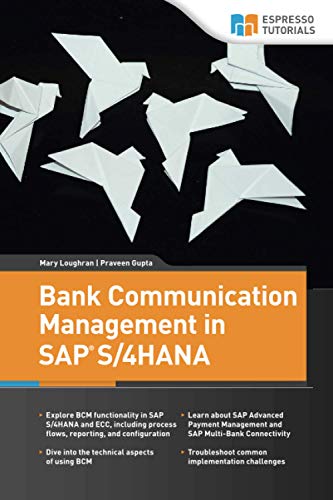 Imagen de archivo de Bank Communication Management in SAP S/4HANA a la venta por GreatBookPrices