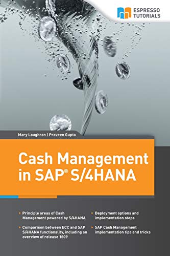 Stock image for Cash Management in SAP S/4HANA for sale by GF Books, Inc.