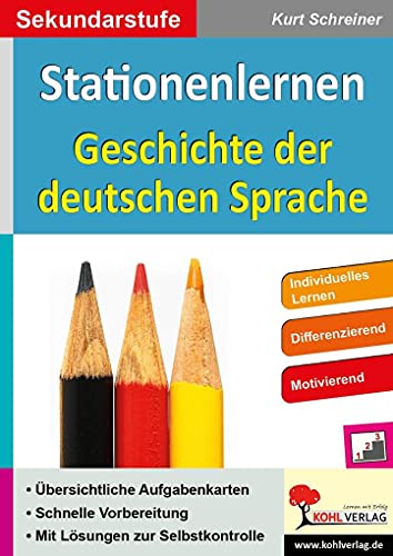 Imagen de archivo de Stationenlernen Geschichte der deutschen Sprache: ?bersichtliche Aufgabenkarten - Schnelle Vorbereitung a la venta por Reuseabook