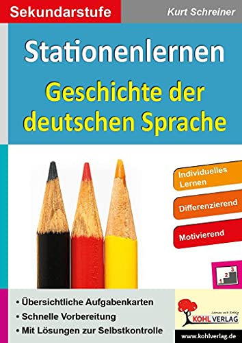 Stock image for Stationenlernen Geschichte der deutschen Sprache: ?bersichtliche Aufgabenkarten - Schnelle Vorbereitung for sale by Reuseabook
