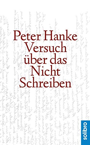 Beispielbild fr Versuch ber das Nichtschreiben (Satte Tiere) zum Verkauf von medimops