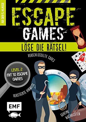 Imagen de archivo de Escape Games - Lse die Rtsel! - Level 2 mit 10 Escape Games ab 10 Jahren -Language: german a la venta por GreatBookPrices