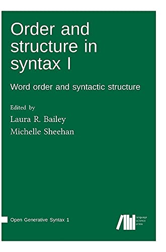 Image d'archives pour Order and Structure in Syntax I mis en vente par California Books