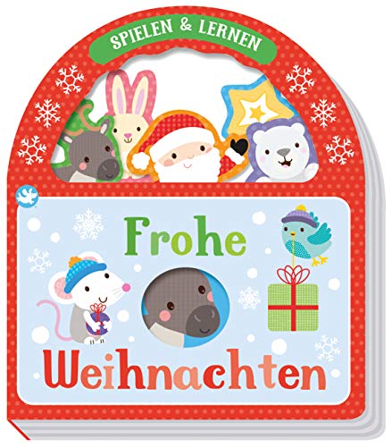 Beispielbild fr Frohe Weihnachten: Pappebuch mit Tragegriff und Guckloch zum Verkauf von medimops