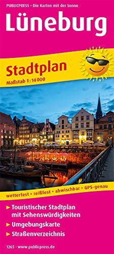 Beispielbild fr Lneburg: Touristischer Stadtplan mit Sehenswrdigkeiten und Straenverzeichnis. 1:14000 (Stadtplan/SP) zum Verkauf von medimops