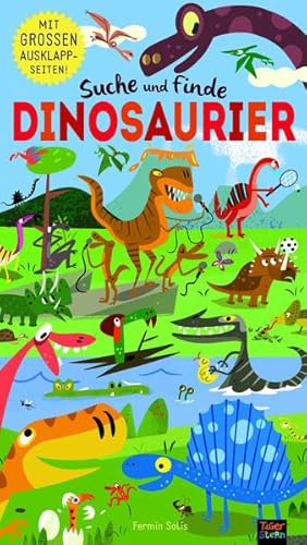 Beispielbild fr Suche und finde Dinosaurier: Ein Ausklappbuch zum Verkauf von medimops