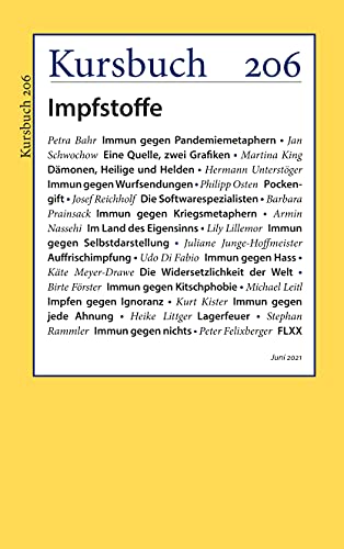 Imagen de archivo de Kursbuch 206: Impfstoffe. a la venta por Revaluation Books