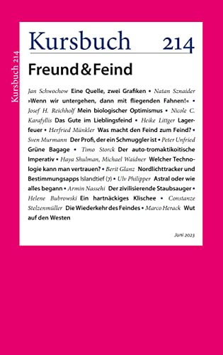 Imagen de archivo de Kursbuch 214: Freund & Feind a la venta por Revaluation Books