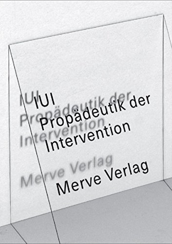 Stock image for IUI - Propdeutik der Intervention. for sale by modernes antiquariat f. wiss. literatur