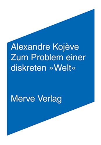 Stock image for Zum Problem einer diskreten Welt for sale by Blackwell's