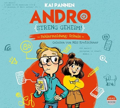 Beispielbild fr Andro, streng geheim! - Fehlermeldung Schule (Teil 1): Lustiges Kinderhrbuch fr Mdchen und Jungen zum Verkauf von medimops