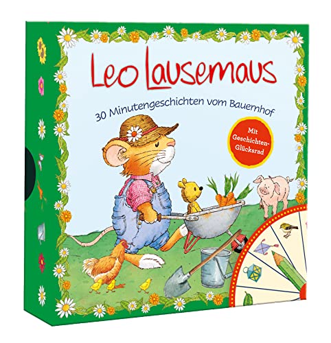 Beispielbild fr Leo Lausemaus - 30 Minutengeschichten vom Bauernhof: Geschichtenbox mit Glcksrad Vorlesegeschichten fr Kinder ab 3 Jahre zum Verkauf von medimops