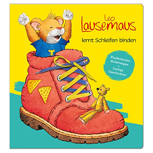 9783963473364: Leo Lausemaus lernt Schleifen binden - Kinderleichte Anleitungen Lustige Geschichten: Schuhe binden leicht gemacht: Schnrsenkelbuch fr Kinder mit Schnren und Merksprchen zum ben