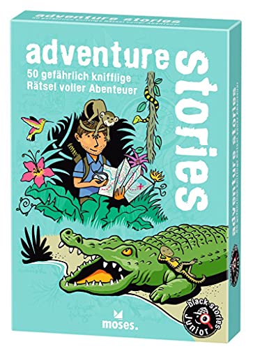 Beispielbild fr black stories junior - adventure stories: 50 gefhrlich knifflige Rtsel voller Abenteuer zum Verkauf von medimops
