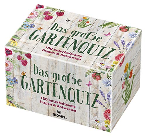 9783964550156: Das groe Gartenquiz | 150 unterhaltsame Fragen und Antworten rund um Garten, Balkon und Fensterbank