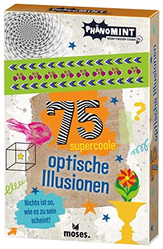 Beispielbild fr moses. PhnoMINT 75 supercoole optische Illusionen | Spannende Experimente und optische Tuschungen fr clevere Kids | Kartenset fr Kinder ab 9 Jahren zum Verkauf von medimops