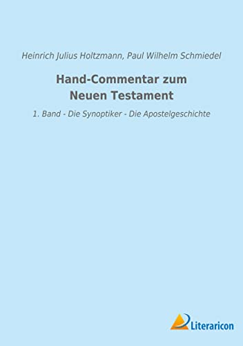 Imagen de archivo de Hand-Commentar zum Neuen Testament a la venta por PBShop.store US