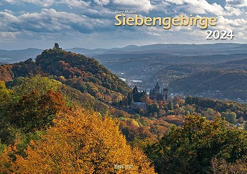 9783965351820: Siebengebirge 2024 Bildkalender A3 quer, spiralgebunden