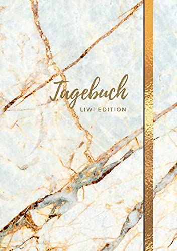 Imagen de archivo de Tagebuch - A5 liniert - 100 Seiten 90g/m - Soft Cover Motiv Marmor wei - FSC Papier -Language: german a la venta por GreatBookPrices