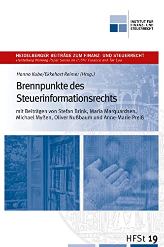 Beispielbild fr Brennpunkte des Steuerinformationsrechts zum Verkauf von GreatBookPrices