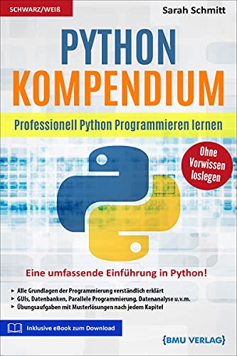 9783966450218: Python Kompendium: Professionell Python Programmieren lernen