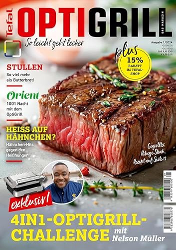 Stock image for Tefal OptiGrill Magazin Heft Nr. 1-2024 So leicht geht lecker for sale by GreatBookPrices