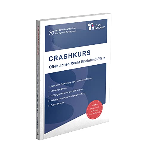 Beispielbild fr CRASHKURS ffentliches Recht - Rheinland-Pfalz: Lnderspezifisch - Ab dem Hauptstudium bis zum Referendariat (Crashkurs: Lnderspezifisch - Fr Examenskandidaten und Referendare) zum Verkauf von medimops