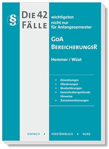 Stock image for Die 42 wichtigsten Flle GoA / Bereicherungsrecht for sale by GreatBookPrices