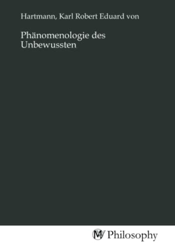 Beispielbild fr Phnomenologie des Unbewussten zum Verkauf von Buchpark